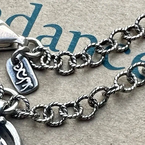 Sundance NEW $188 Sterling Silver Israel Pendant 16-1/2" Chain Pendant Necklace - Picture 10 of 12